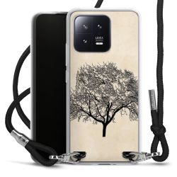 Carry Case Transparent Fabric black/silver