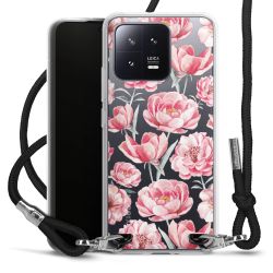 Carry Case Transparent Fabric black/silver