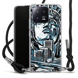 Carry Case Transparent Fabric black/silver