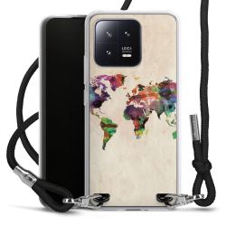 Carry Case Transparent Fabric black/silver