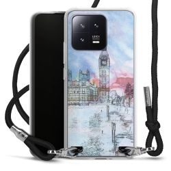 Carry Case Transparent Fabric black/silver