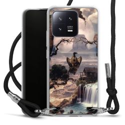 Carry Case Transparent Fabric black/silver