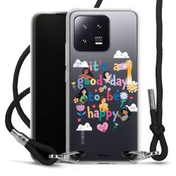 New Carry Case Transparent Stoff schwarz/silber