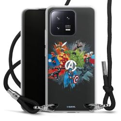 New Carry Case Transparent Stoff schwarz/silber