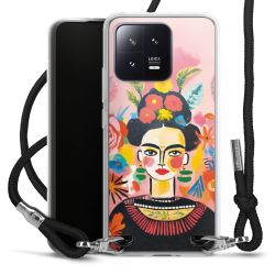 New Carry Case Transparent Stoff schwarz/silber