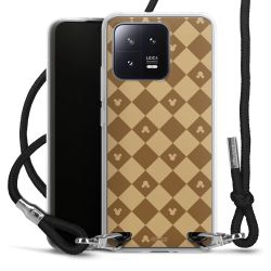 New Carry Case Transparent Stoff schwarz/silber