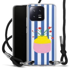 New Carry Case Transparent Stoff schwarz/silber