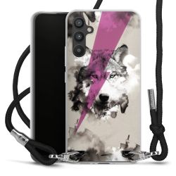 Carry Case Transparent Fabric black/silver