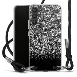 Carry Case Transparent Fabric black/silver