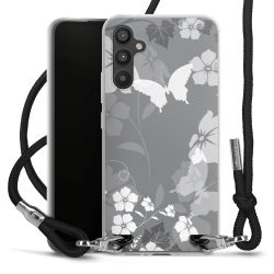 Carry Case Transparent Fabric black/silver