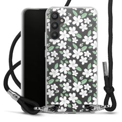 Carry Case Transparent Fabric black/silver