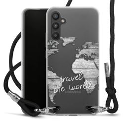 Carry Case Transparent Fabric black/silver