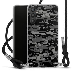 Carry Case Transparent Fabric black/silver