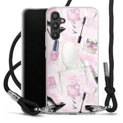 Carry Case Transparent Fabric black/silver