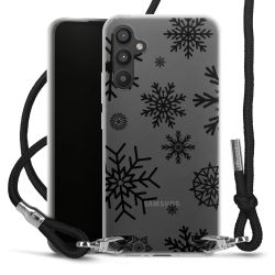 Carry Case Transparent Fabric black/silver