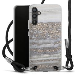 Carry Case Transparent Fabric black/silver