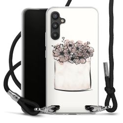 Carry Case Transparent Fabric black/silver