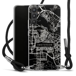 Carry Case Transparent Fabric black/silver