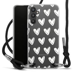 Carry Case Transparent Fabric black/silver