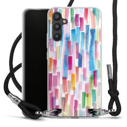 Carry Case Transparent Fabric black/silver