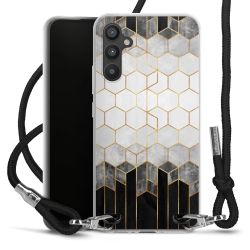 Carry Case Transparent Fabric black/silver