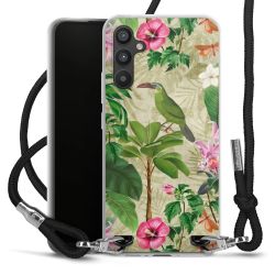 Carry Case Transparent Fabric black/silver