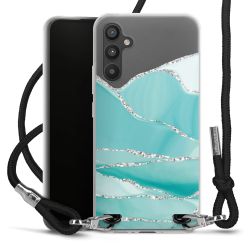 Carry Case Transparent Fabric black/silver