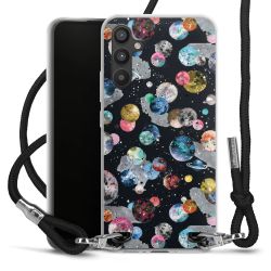 Carry Case Transparent Fabric black/silver