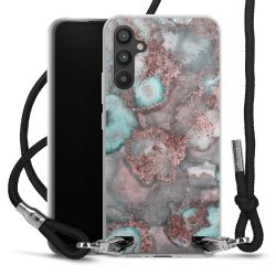 Carry Case Transparent Fabric black/silver