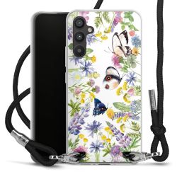 Carry Case Transparent Fabric black/silver