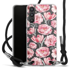 Carry Case Transparent Fabric black/silver