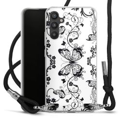 Carry Case Transparent Fabric black/silver