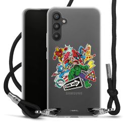 New Carry Case Transparent Stoff schwarz/silber