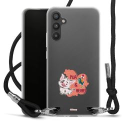 New Carry Case Transparent Stoff schwarz/silber