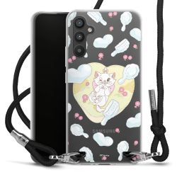 New Carry Case Transparent Stoff schwarz/silber