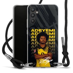 New Carry Case Transparent Stoff schwarz/silber