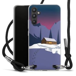 New Carry Case Transparent Stoff schwarz/silber