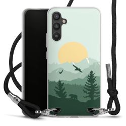 New Carry Case Transparent Stoff schwarz/silber