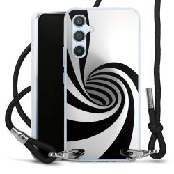 Carry Case Transparent Fabric black/silver