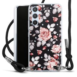 Carry Case Transparent Fabric black/silver