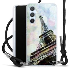 Carry Case Transparent Fabric black/silver