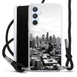 Carry Case Transparent Fabric black/silver