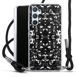 Carry Case Transparent Fabric black/silver