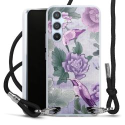 Carry Case Transparent Fabric black/silver