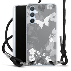 Carry Case Transparent Fabric black/silver