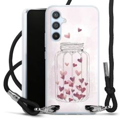 Carry Case Transparent Fabric black/silver