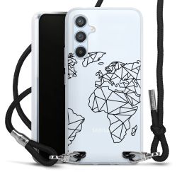 Carry Case Transparent Fabric black/silver