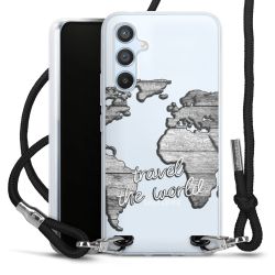 Carry Case Transparent Fabric black/silver