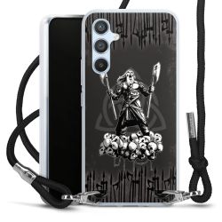 Carry Case Transparent Fabric black/silver