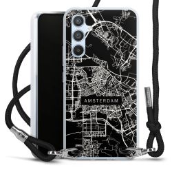 Carry Case Transparent Fabric black/silver